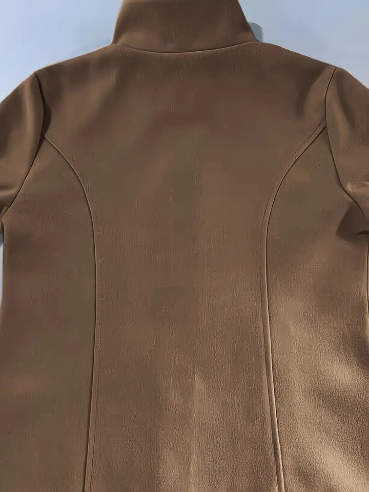 – Manteau tissé à un bouton