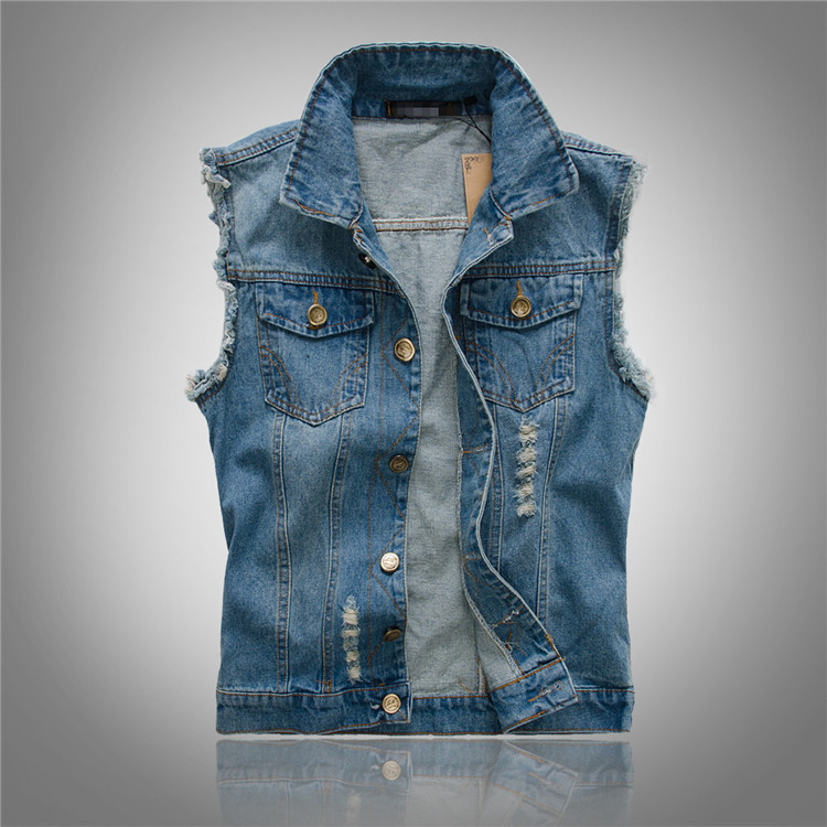Veste en Denim Stylée pour Hommes
