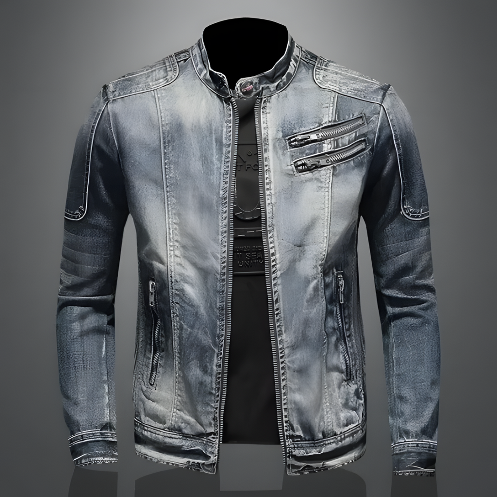 HeidiMode - Veste en Jean Rétro pour Hommes