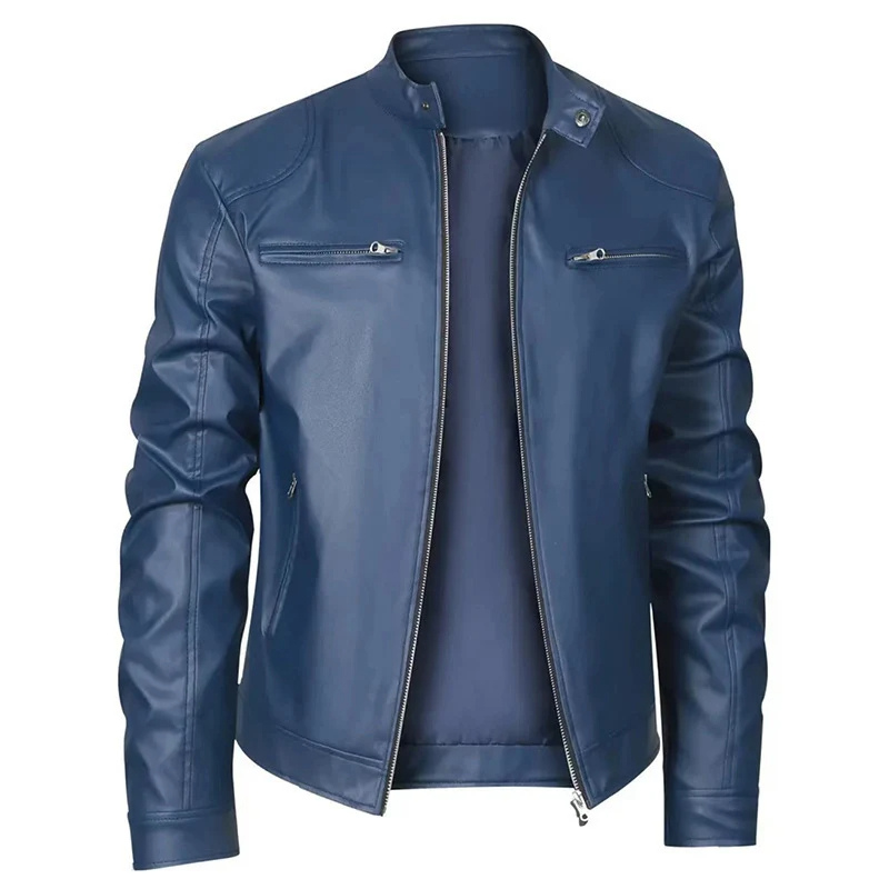 Veste en cuir pour hommes