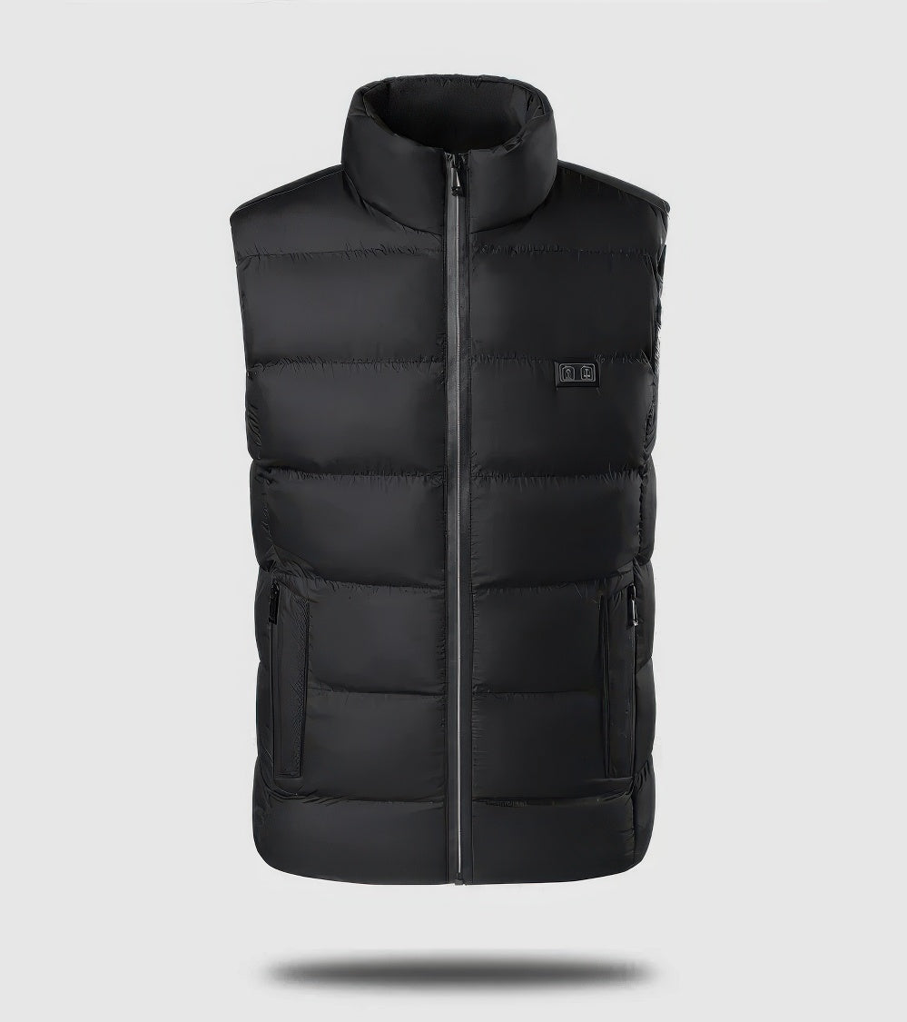 Heidi-Mode - Gilet thermique chauffant électrique pour hommes avec connexion USB