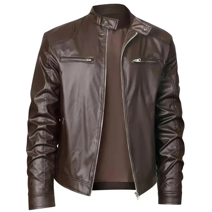 Veste en cuir pour hommes