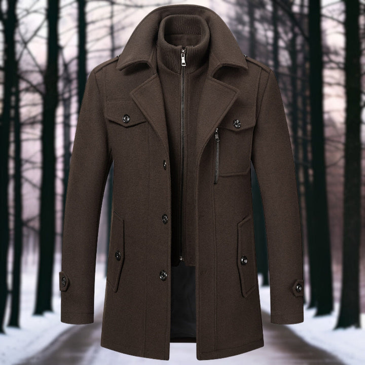 Manteau en laine de haute qualité pour les voyageurs d'affaires