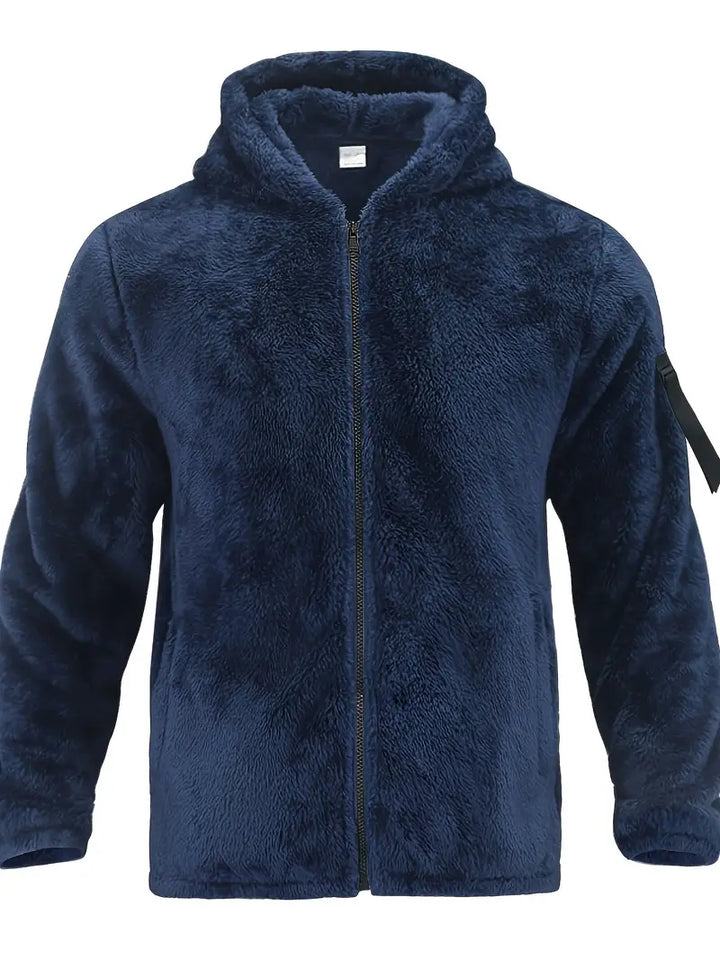 Veste Teddy à fermeture éclair pour hommes Heidi-Mode
