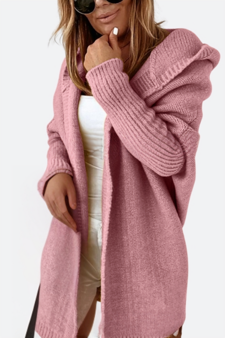 Cardigan surdimensionné avec capuche