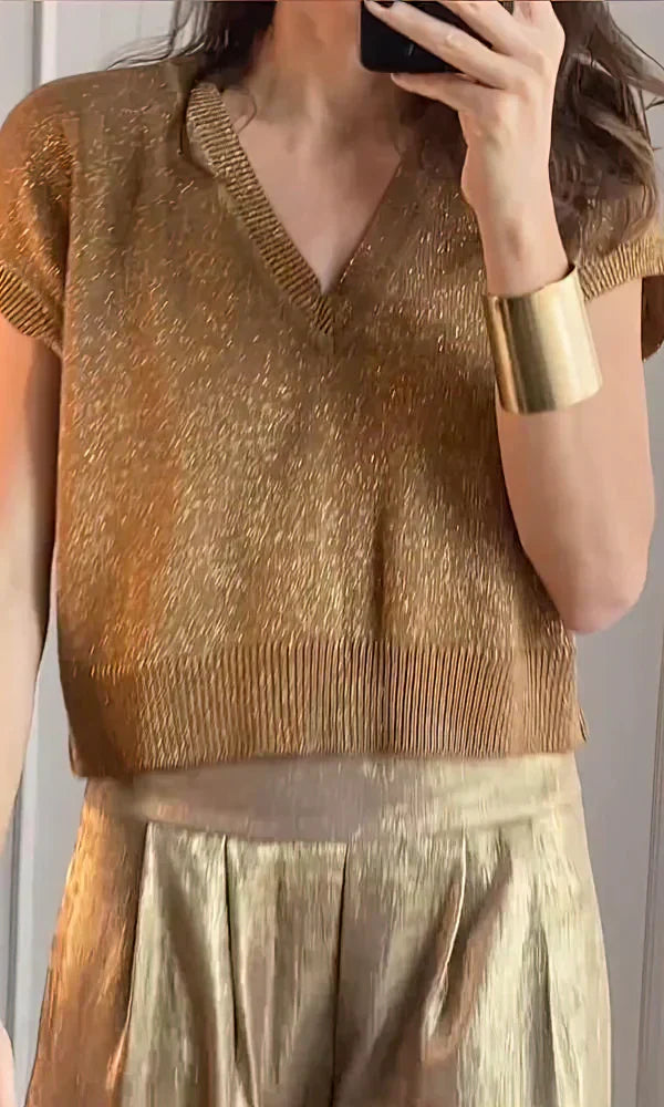 Chic en Or – ensemble deux pièces