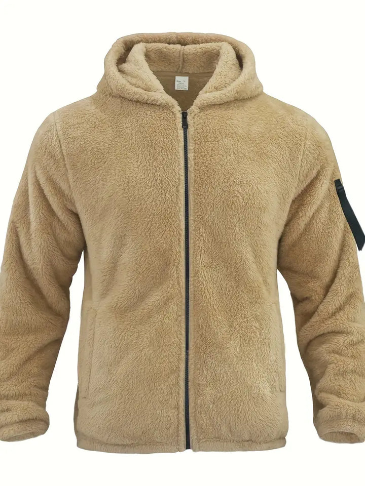 Veste Teddy à fermeture éclair pour hommes Heidi-Mode
