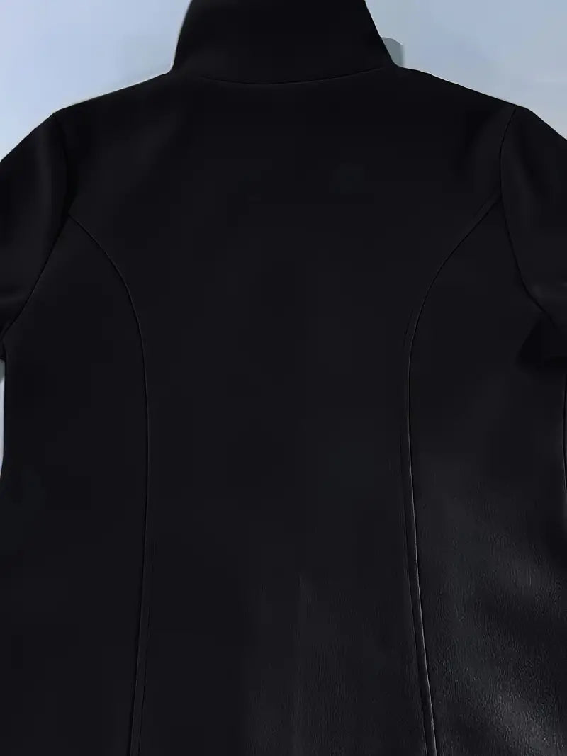 – Manteau tissé à un bouton