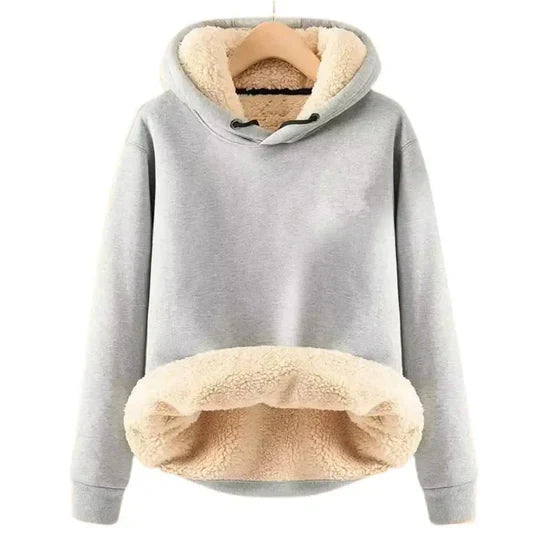 Veste en polaire Sherpa avec capuche