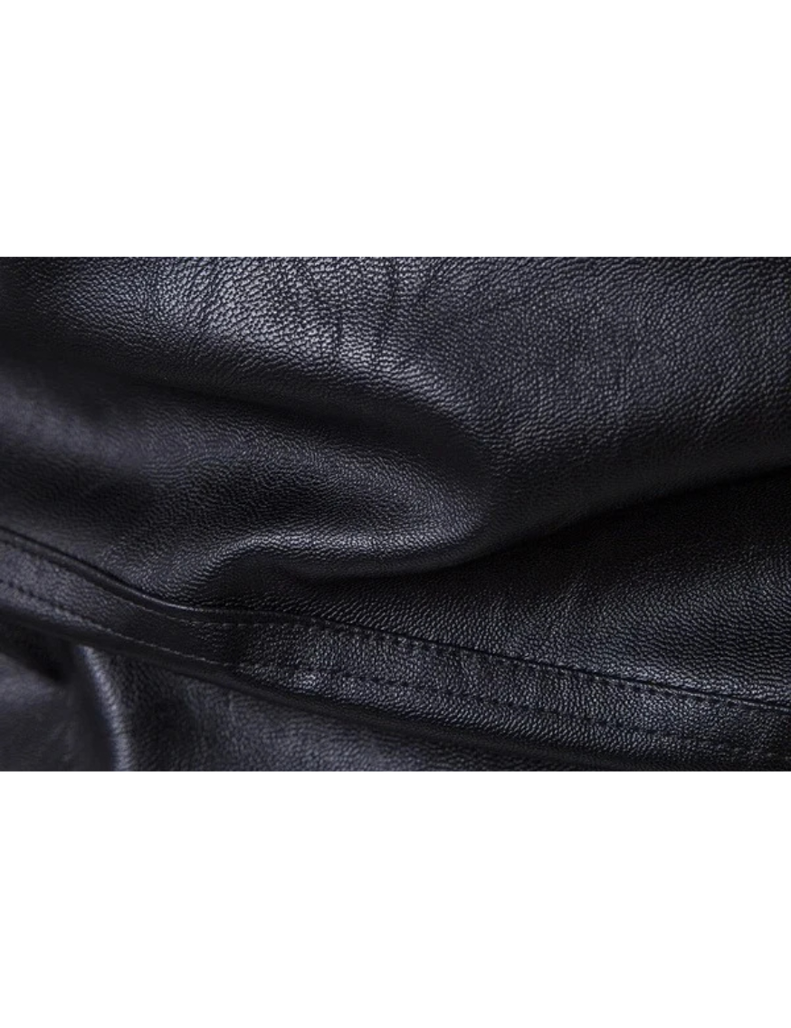 Veste en cuir pour hommes