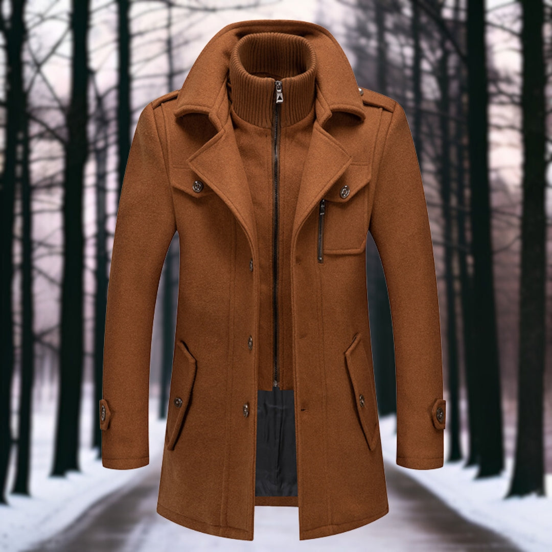 Manteau en laine de haute qualité pour les voyageurs d'affaires