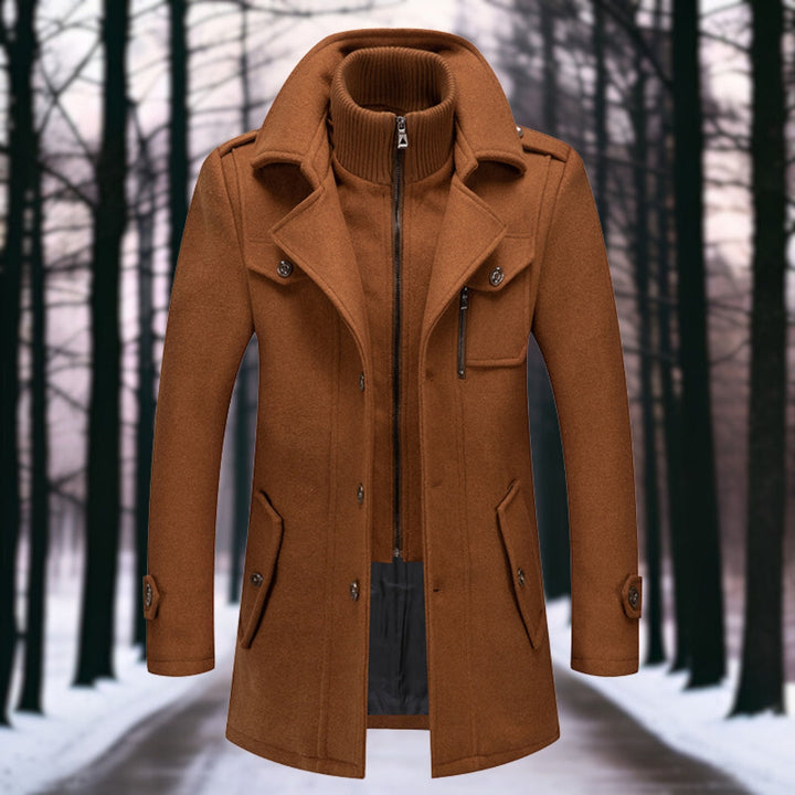 Manteau en laine de haute qualité pour les voyageurs d'affaires