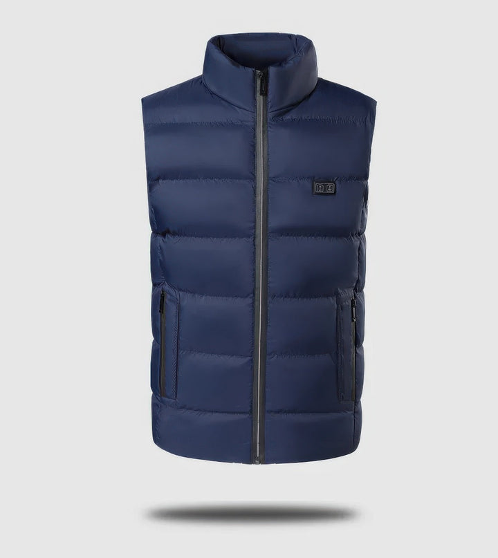 Heidi-Mode - Gilet thermique chauffant électrique pour hommes avec connexion USB