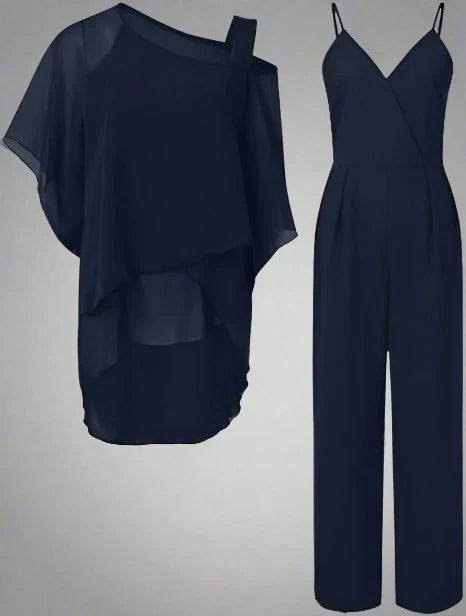 Ensemble en Chiffon de Luxe pour Soirées Élégantes