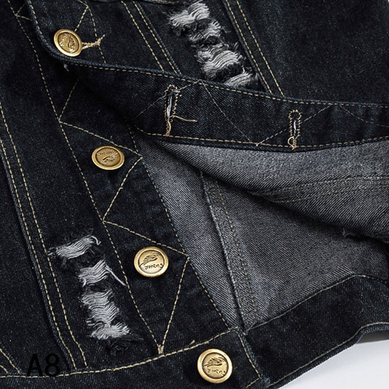 Veste en Denim Stylée pour Hommes