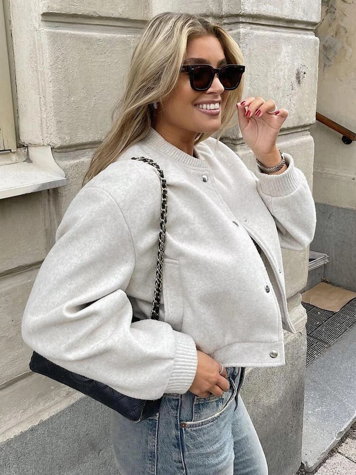 Veste Bomber Croppée