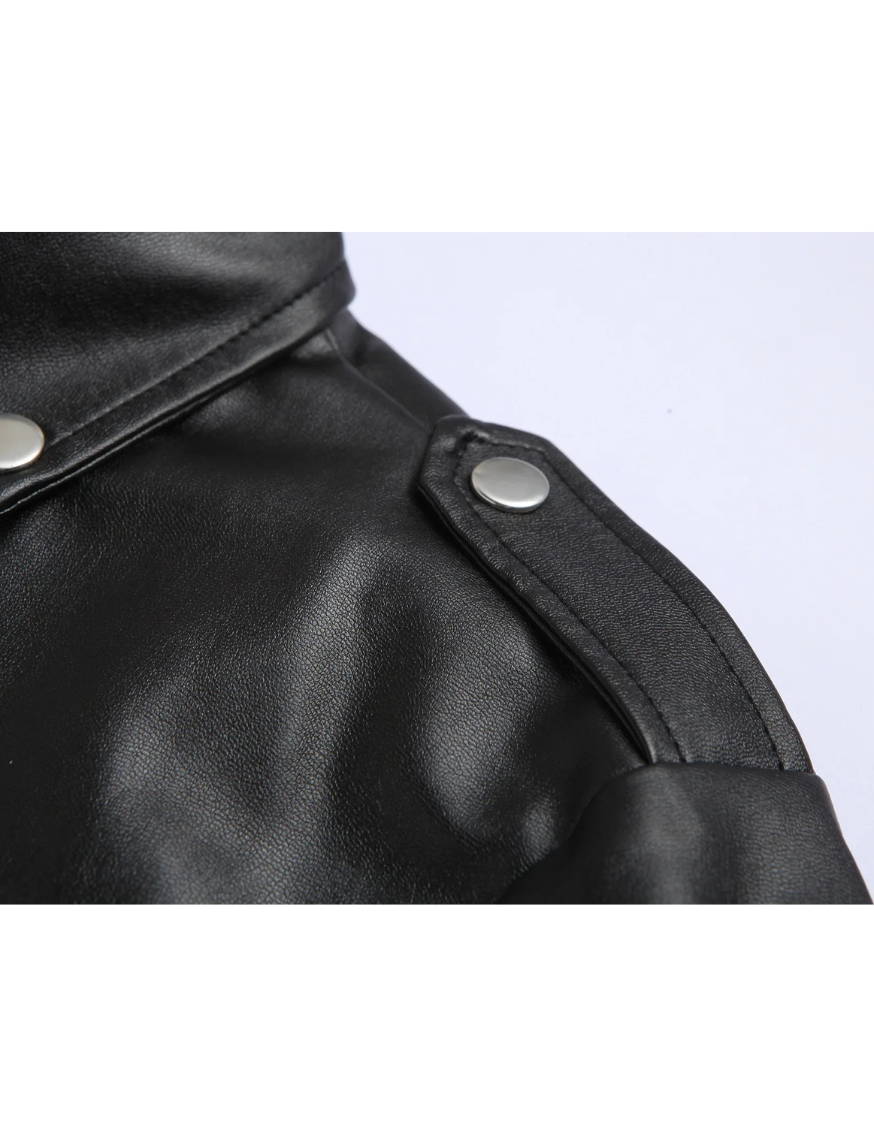 Veste en cuir pour hommes