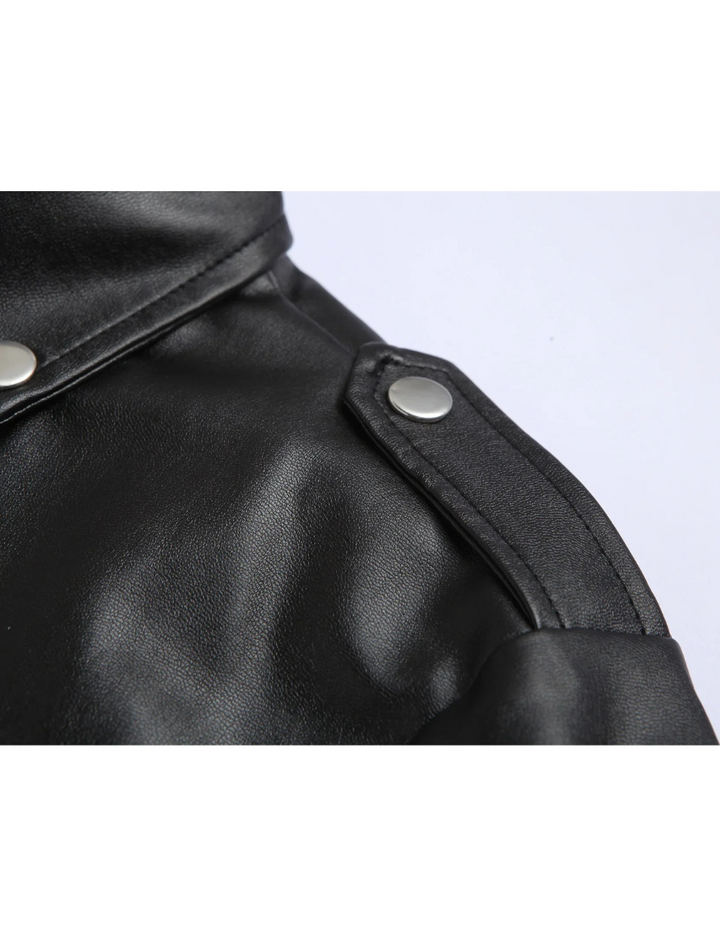 Veste en cuir pour hommes