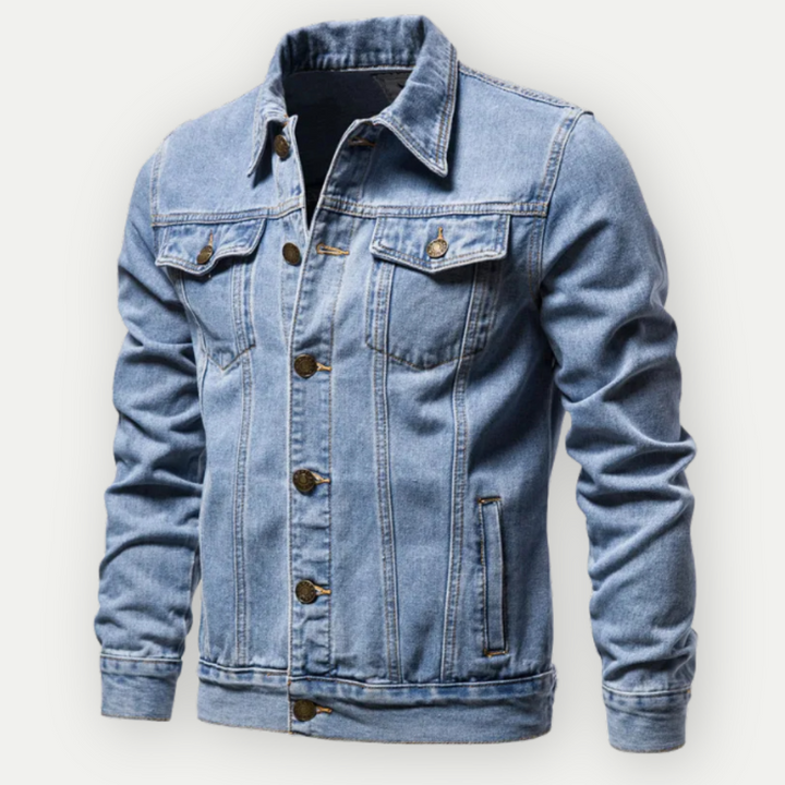 Veste Trucker en Denim pour Hommes Classique