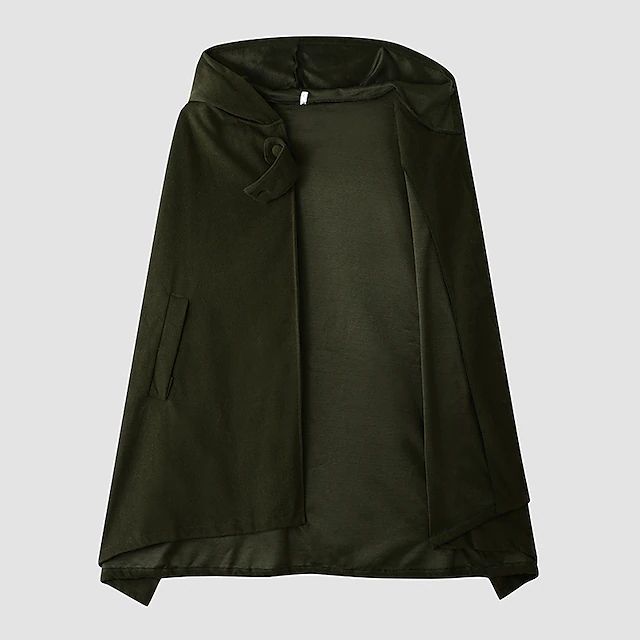 Manteau court à capuche vintage pour femmes