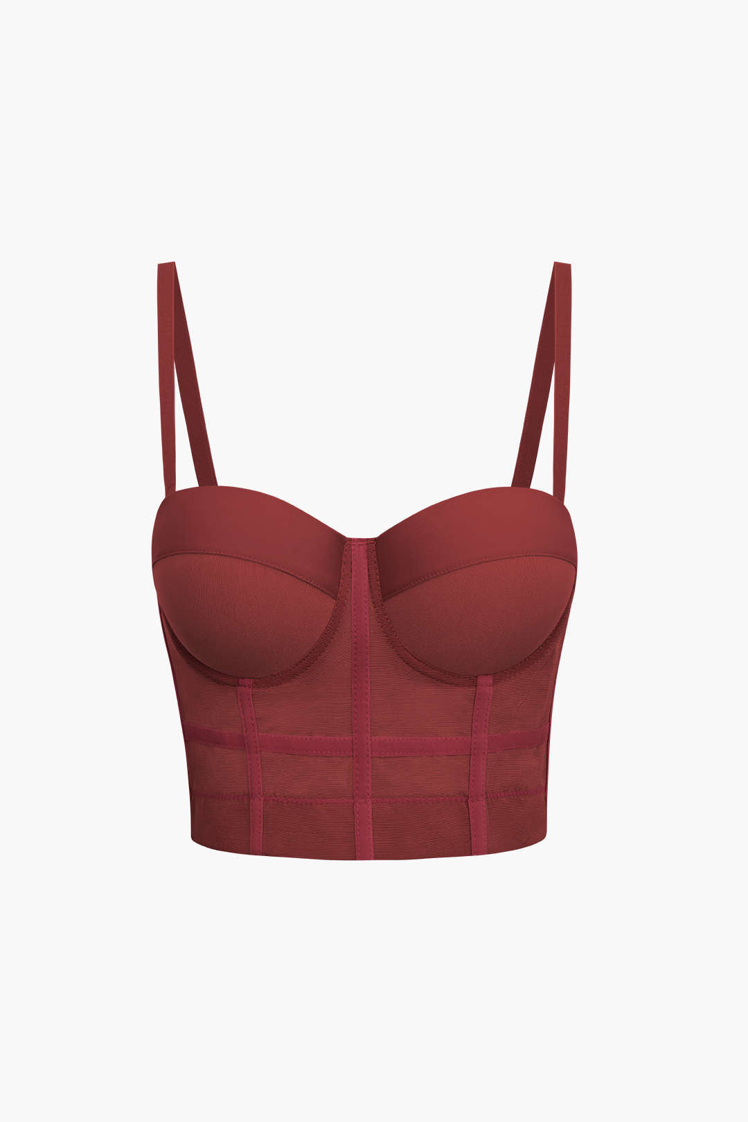 Bralette en dentelle avec armatures