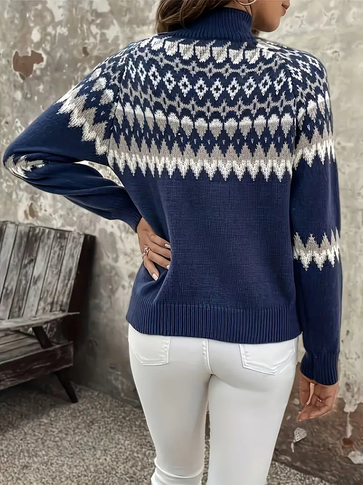 Pull en laine islandais fait à la main pour femmes