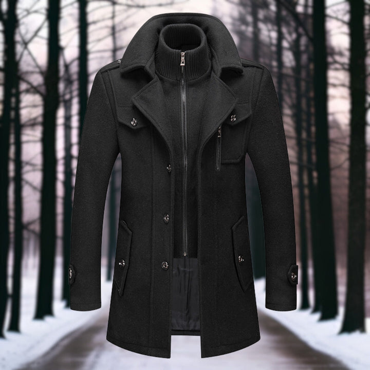 Manteau en laine de haute qualité pour les voyageurs d'affaires