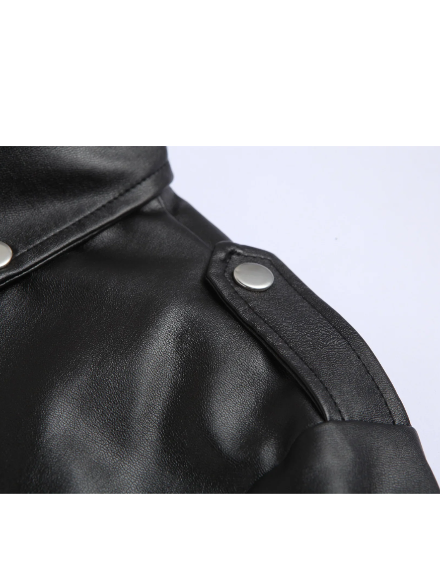 Veste en cuir pour hommes