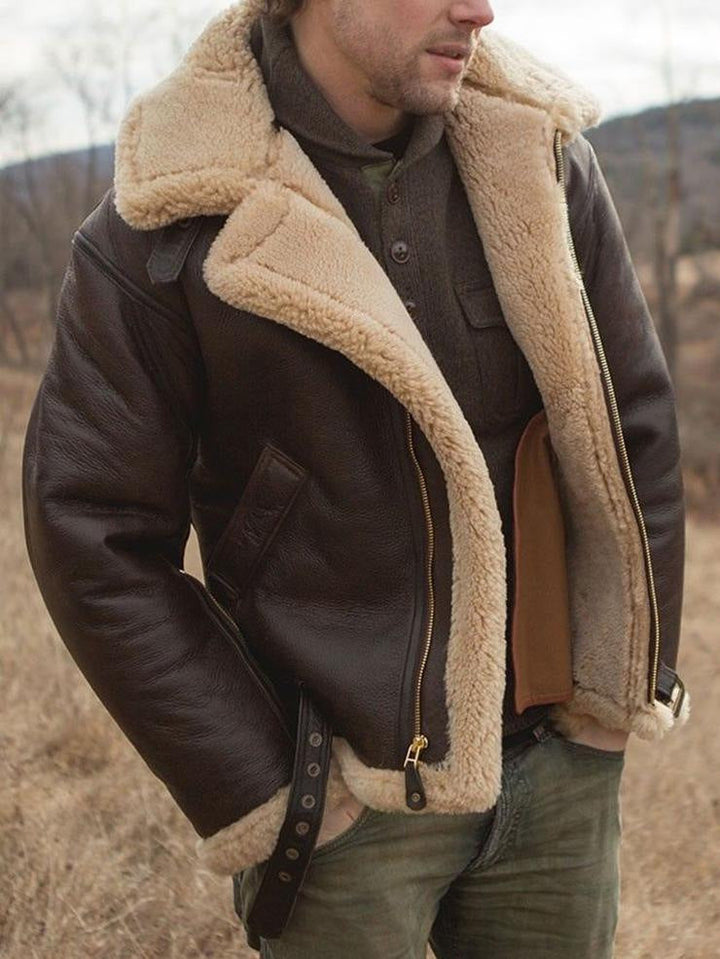 Veste en peluche mode combinaison épaisse
