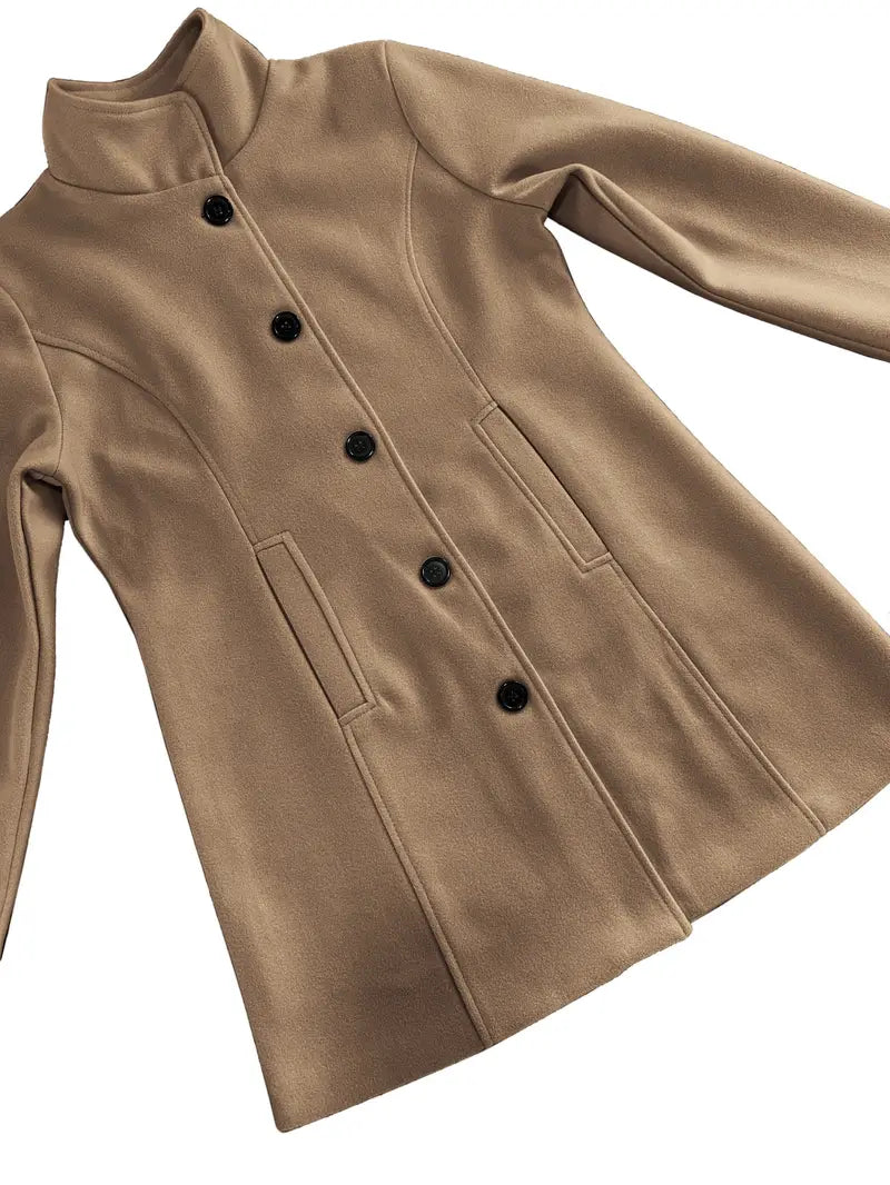 – Manteau tissé à un bouton