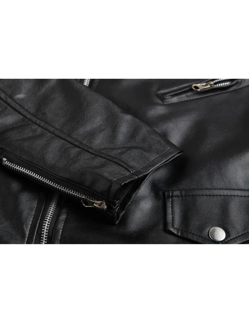 Veste en cuir pour hommes