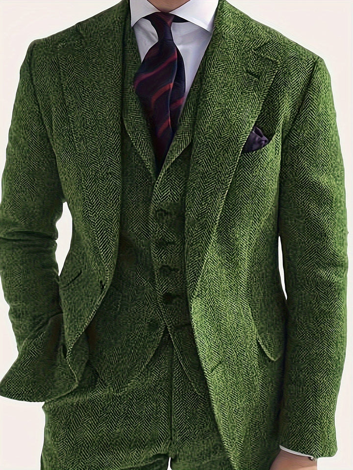 Veste en Tweed pour Hommes au Style Héritage