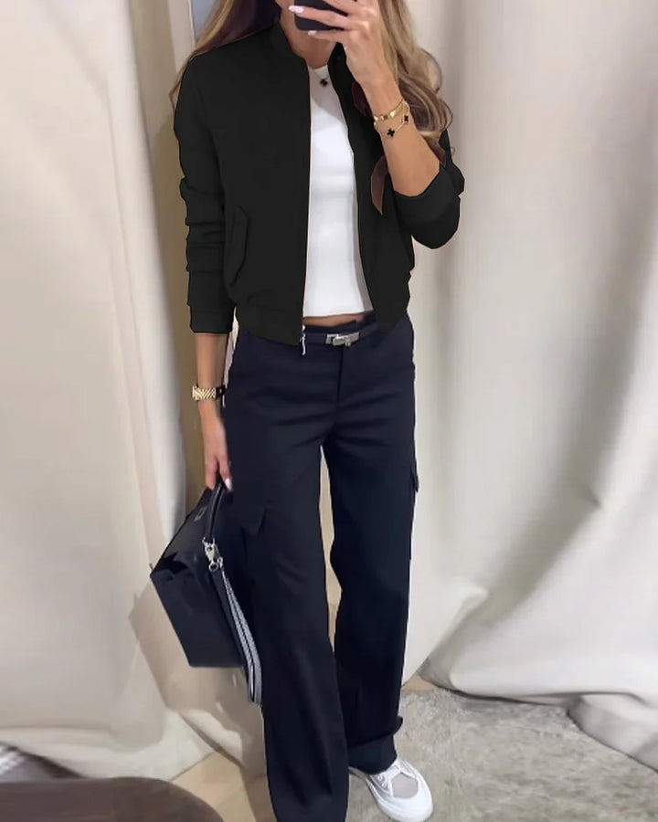 Ensemble deux pièces avec une dentelle simple