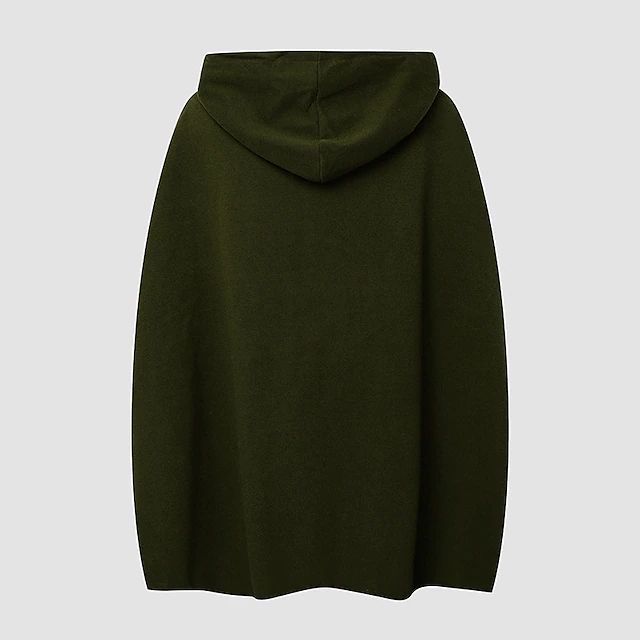 Manteau court à capuche vintage pour femmes