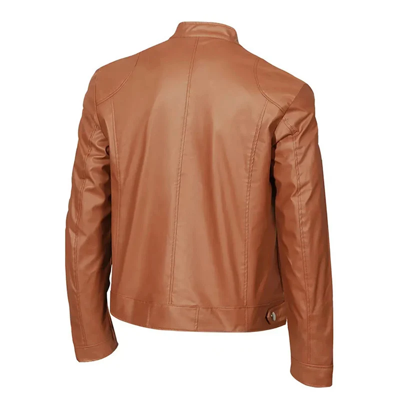 Veste en cuir pour hommes