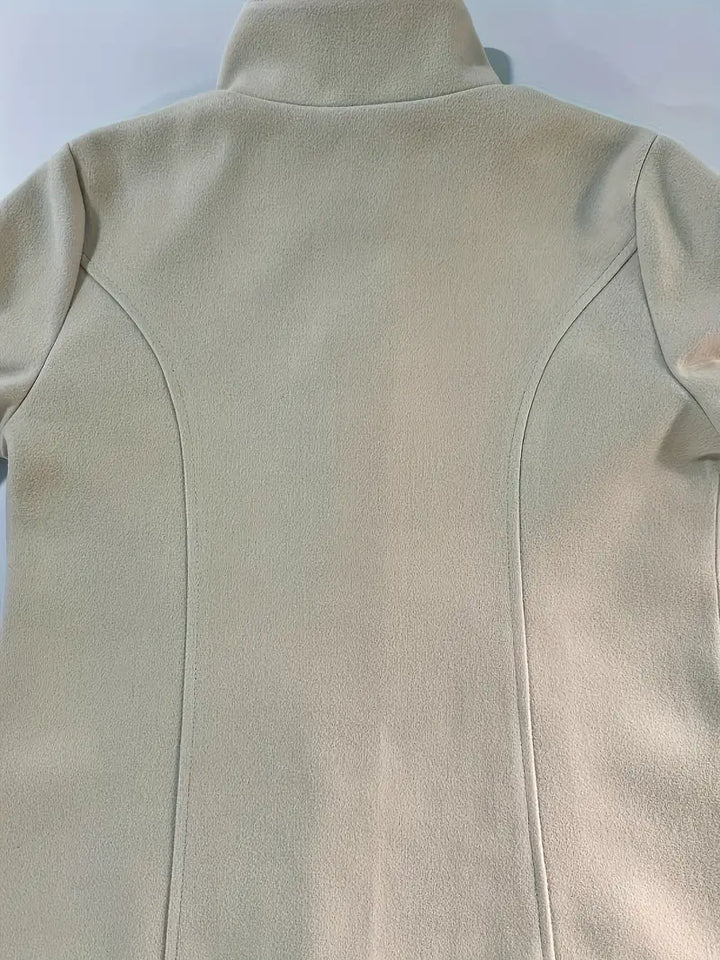 – Manteau tissé à un bouton