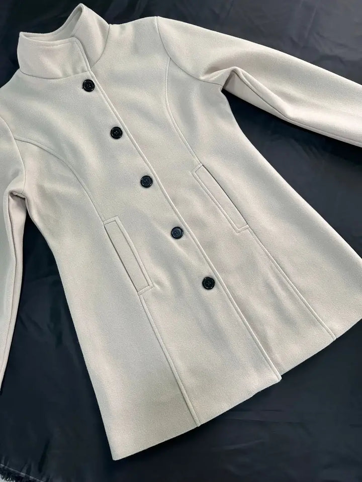 – Manteau tissé à un bouton