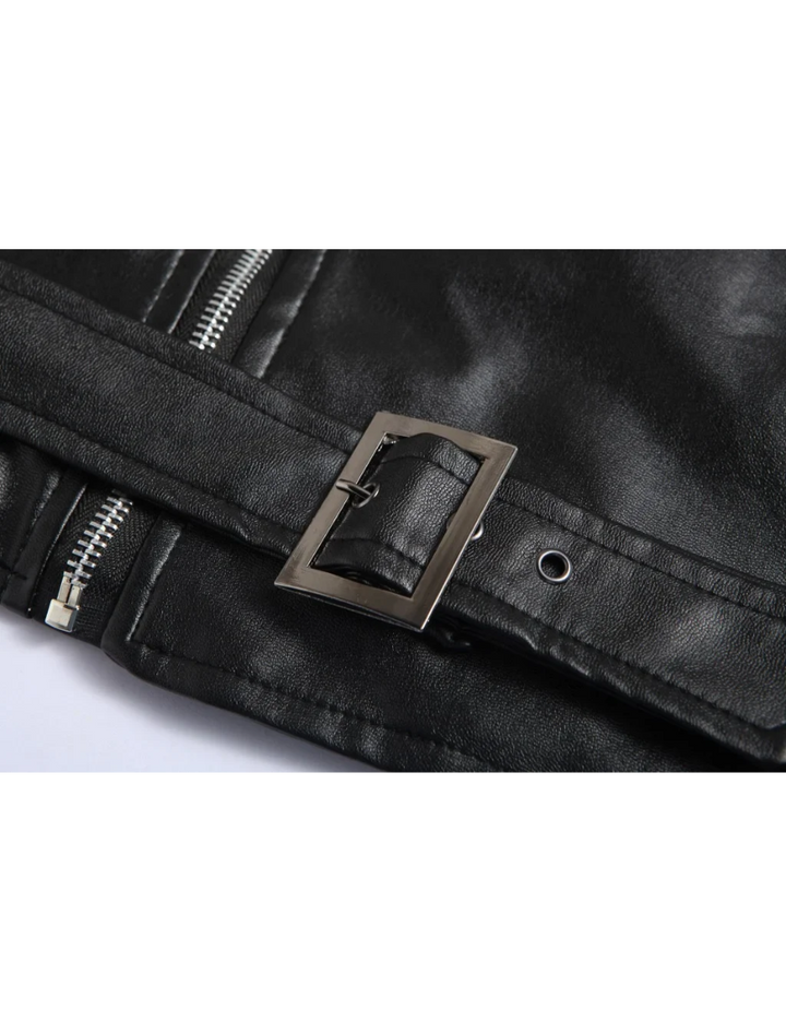 Veste en cuir pour hommes