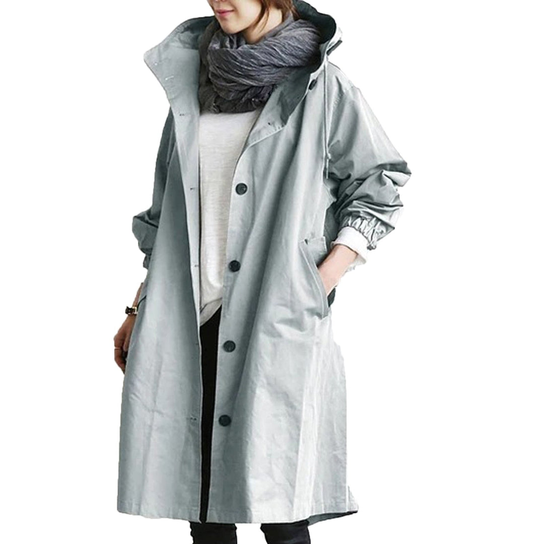 Veste de pluie longue pour femmes imperméable
