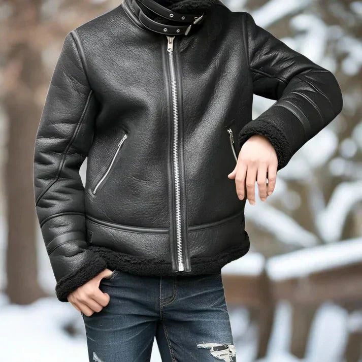 Veste d'hiver doublée pour hommes
