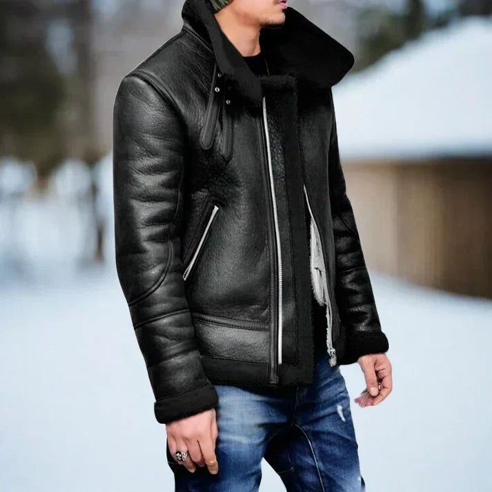 Veste d'hiver doublée pour hommes