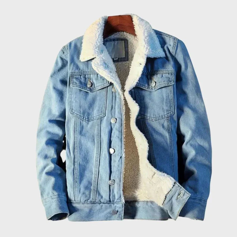 Veste en Denim d'Hiver