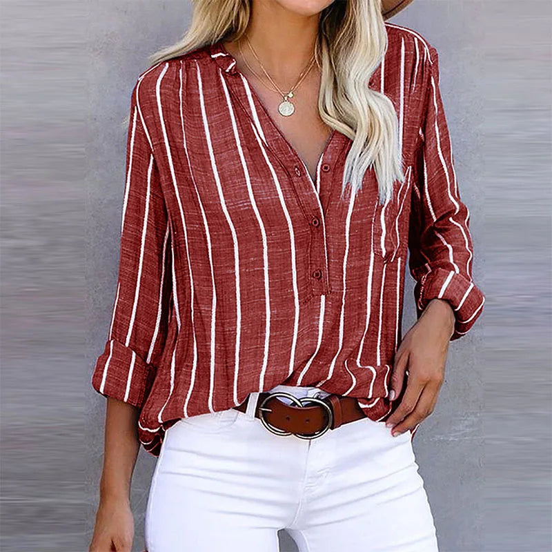Blouse rayée élégante