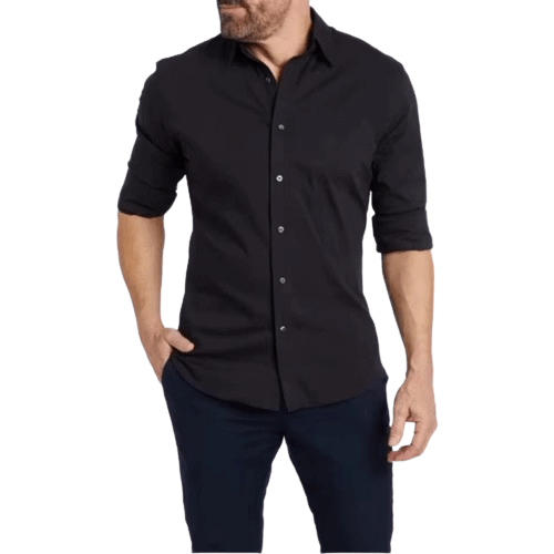 Chemise Stretch à Zip
