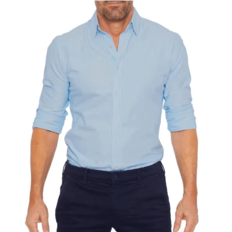 Chemise Stretch à Zip
