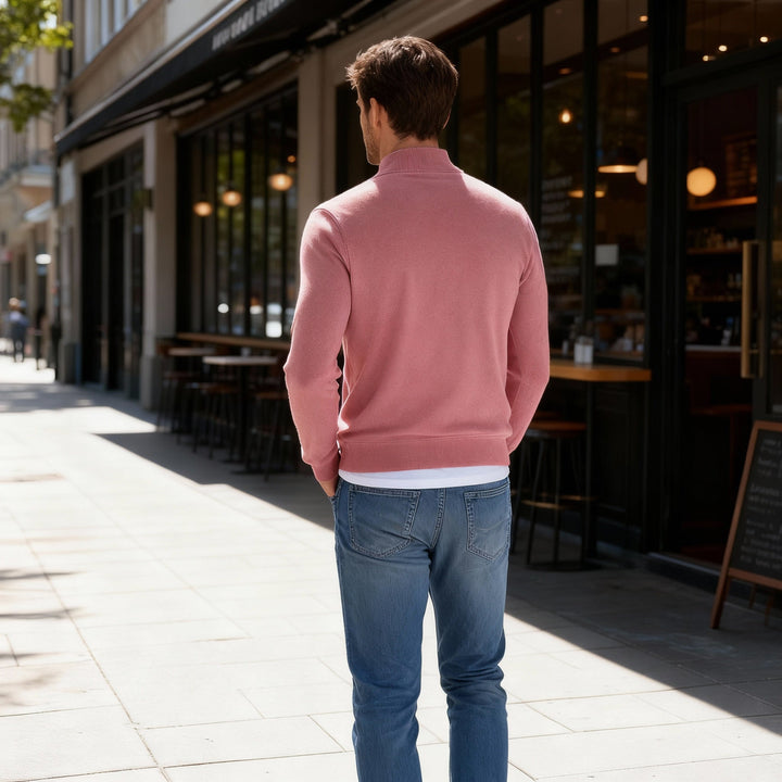 Pull en maille fine pour hommes Premium