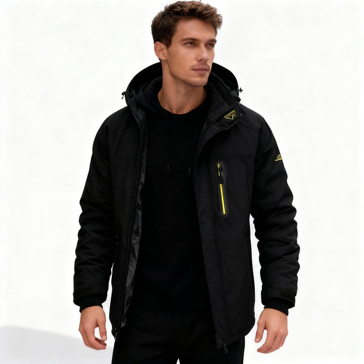 Veste d'hiver isolée et imperméable ThermalShield pour hommes