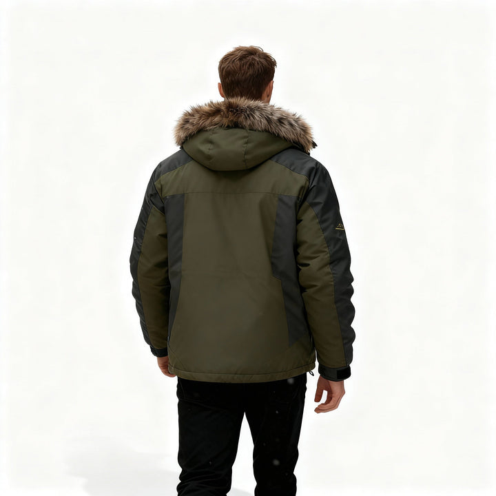 Veste d'hiver isolée et imperméable ThermalShield pour hommes