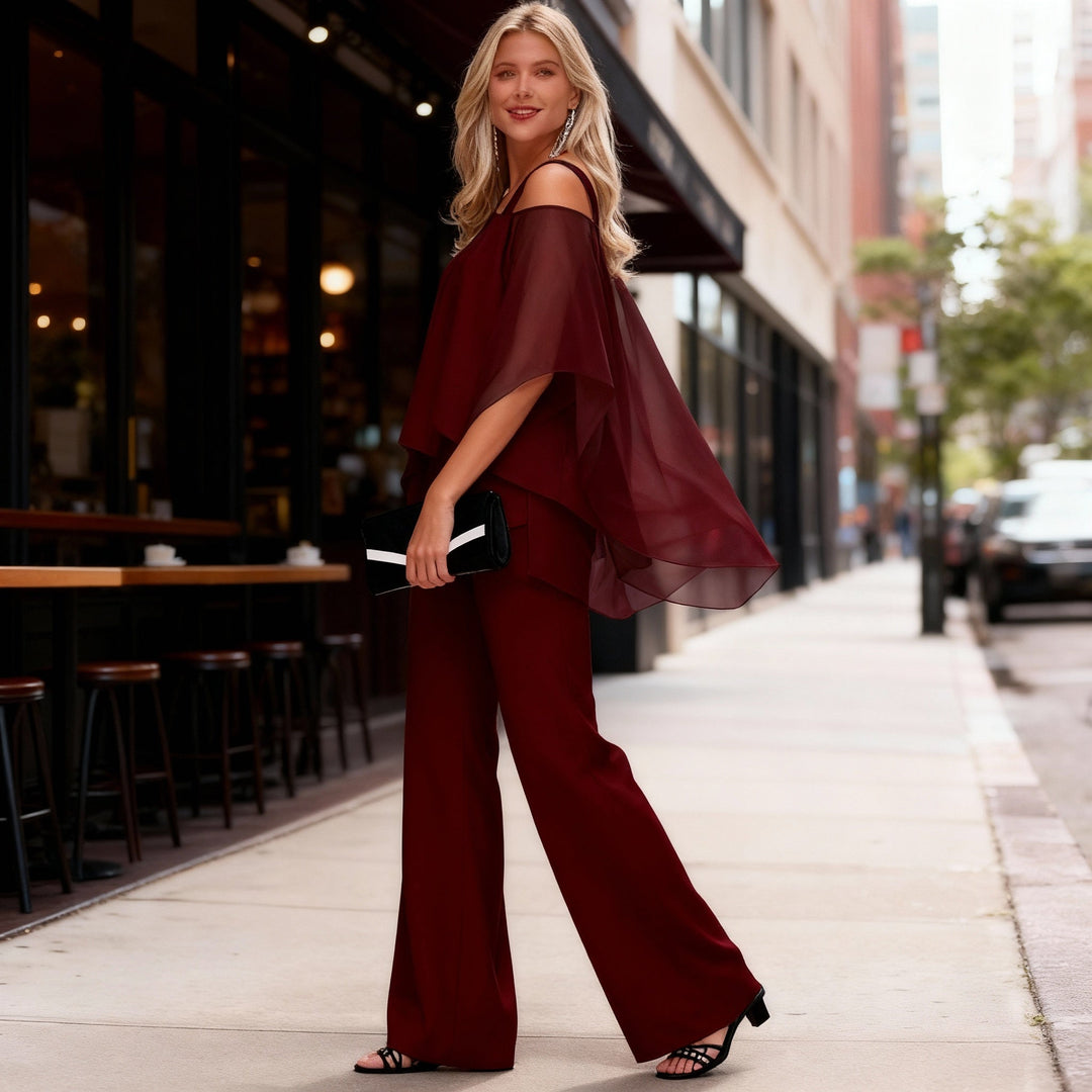 Ensemble en Chiffon de Luxe pour Soirées Élégantes