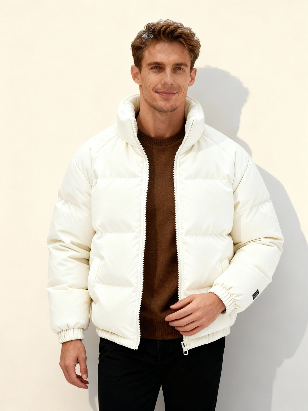 Veste Puffer Streetwear Ultrachauffante en Fleece – Veste Thermo Confort pour Hommes